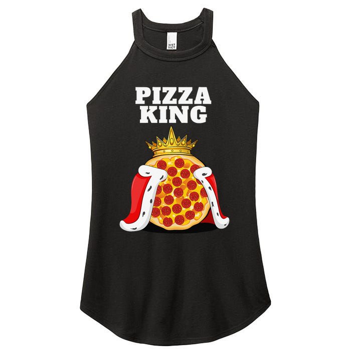 Pizza King Pizza Lover Cute Pizza Funny Foodie Women's Perfect Tri Rocker Tank