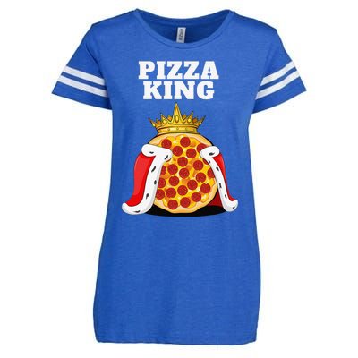 Pizza King Pizza Lover Cute Pizza Funny Foodie Enza Ladies Jersey Football T-Shirt