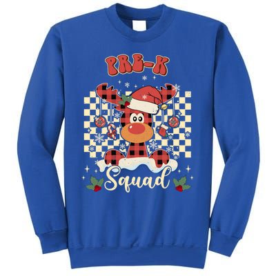 Pre K Reindeer Christmas Xmas Teacher Squad Cute Gift Sweatshirt