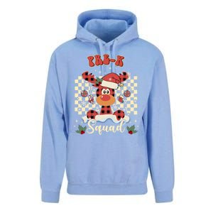 Pre K Reindeer Christmas Xmas Teacher Squad Cute Gift Unisex Surf Hoodie