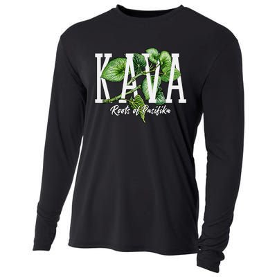 Pasifika Kava Roots Micronesian Melanesian Polynesian Cooling Performance Long Sleeve Crew