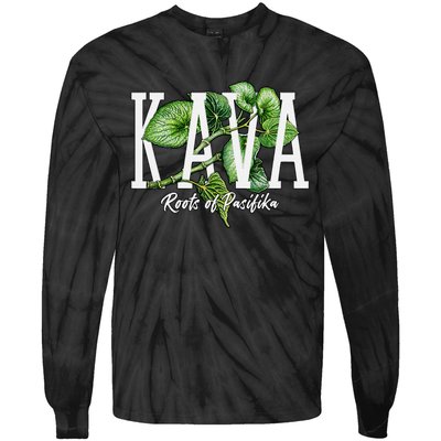 Pasifika Kava Roots Micronesian Melanesian Polynesian Tie-Dye Long Sleeve Shirt