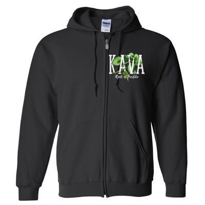 Pasifika Kava Roots Micronesian Melanesian Polynesian Full Zip Hoodie