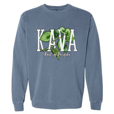 Pasifika Kava Roots Micronesian Melanesian Polynesian Garment-Dyed Sweatshirt