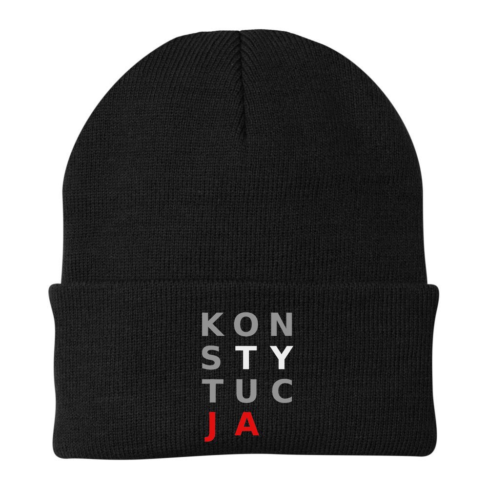 Polska Konstytucja Support Protest Koszulka Beanie