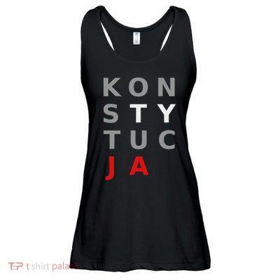 Polska Konstytucja Support Protest Koszulka Ladies Essential Flowy Tank