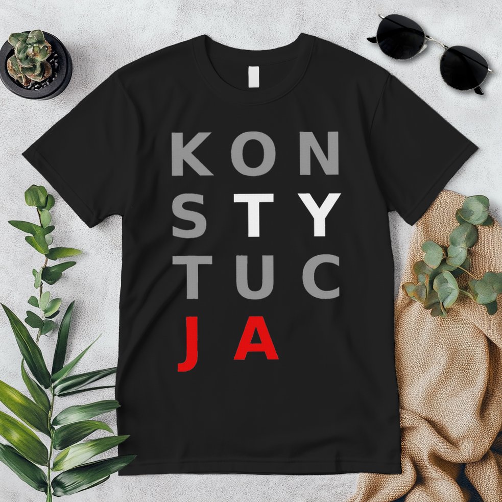 Polska Konstytucja Support Protest Koszulka Premium T-Shirt