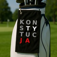 Polska Konstytucja Support Protest Koszulka Golf Towel