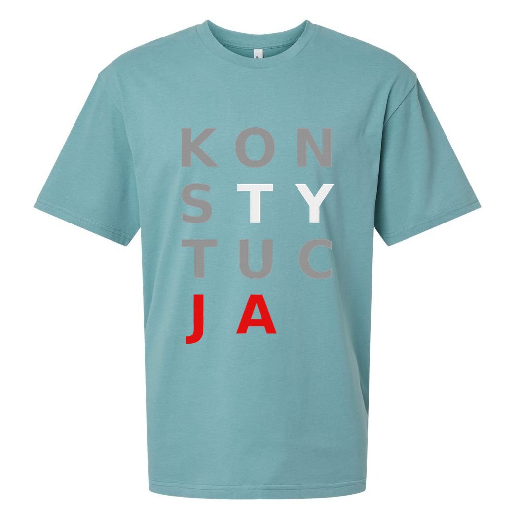 Polska Konstytucja Support Protest Koszulka Sueded Cloud Jersey T-Shirt