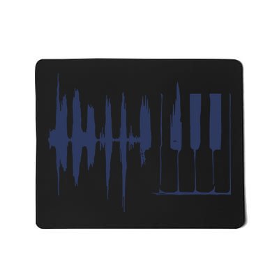 Piano Keys Sound Wave Keyboard Mousepad