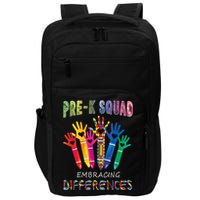 Pre K Squad Embracing Differences Autism SPED Teacher Impact Tech Backpack