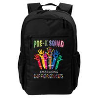 Pre K Squad Embracing Differences Autism SPED Teacher Backpack