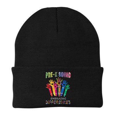 Pre K Squad Embracing Differences Autism SPED Teacher Beanie