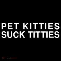 Pet Kitties Suck Titties Joke Apron