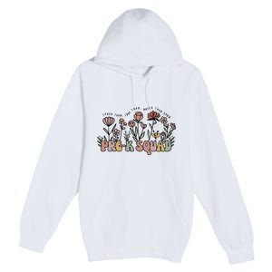 Pre K Squad Teach Them Love Them Watch Them Grow Premium Pullover Hoodie