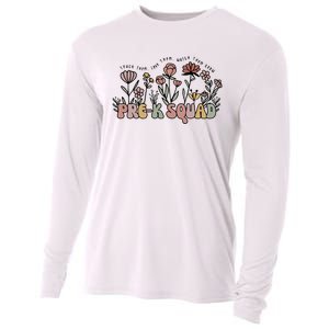 Pre K Squad Teach Them Love Them Watch Them Grow Cooling Performance Long Sleeve Crew