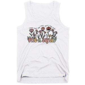 Pre K Squad Teach Them Love Them Watch Them Grow Tank Top