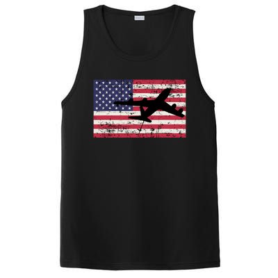 Patriotic Kc135 Stratotanker Jet American Flag PosiCharge Competitor Tank