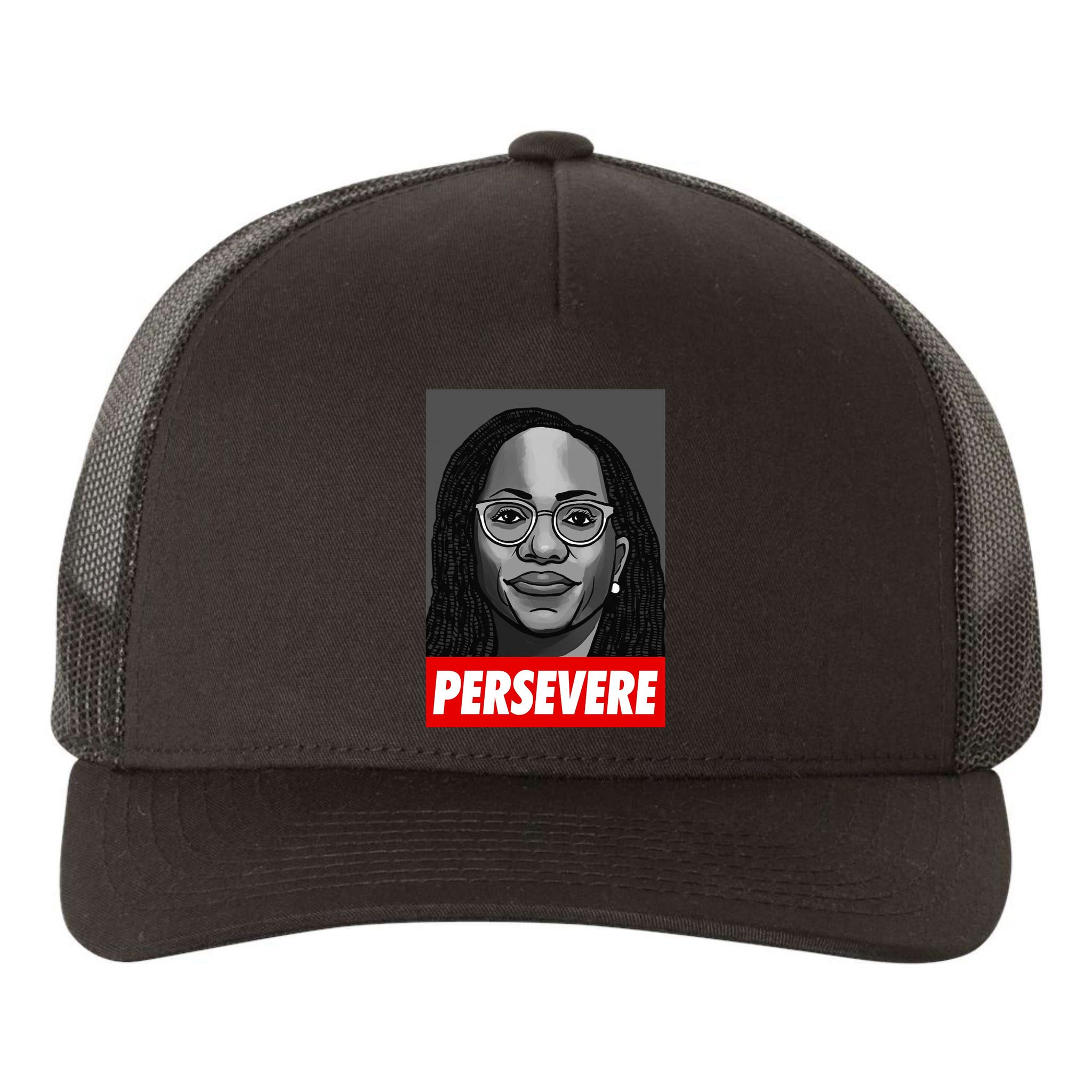 Persevere KBJ Supreme Yupoong Adult 5-Panel Trucker Hat