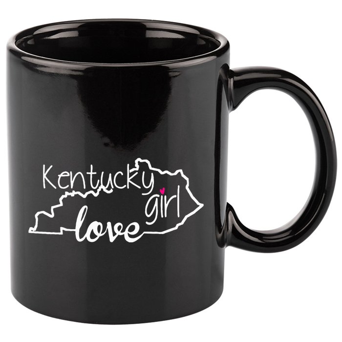 Premium Kentucky State Kentucky Home Bluegrass State 11oz C Handle Ceramic Mug