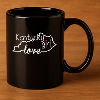 Premium Kentucky State Kentucky Home Bluegrass State 11oz C Handle Ceramic Mug