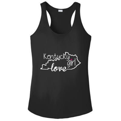 Premium Kentucky State Kentucky Home Bluegrass State Ladies PosiCharge Competitor Racerback Tank