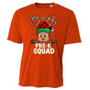 Pre K Squad Cute Teacher Christmas School For Teachers Cooling Performance Crew T-Shirt