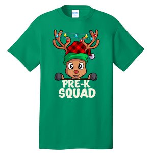 Pre K Squad Cute Teacher Christmas School For Teachers Tall T-Shirt