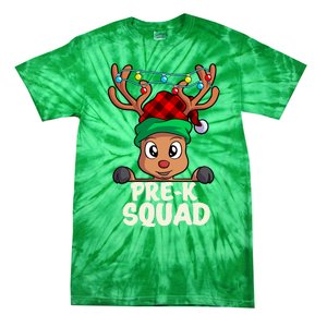 Pre K Squad Cute Teacher Christmas School For Teachers Tie-Dye T-Shirt