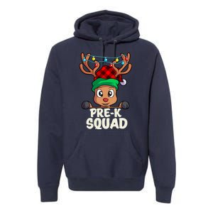 Pre K Squad Cute Teacher Christmas School For Teachers Premium Hoodie