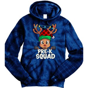 Pre K Squad Cute Teacher Christmas School For Teachers Tie Dye Hoodie