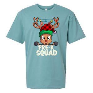 Pre K Squad Cute Teacher Christmas School For Teachers Sueded Cloud Jersey T-Shirt