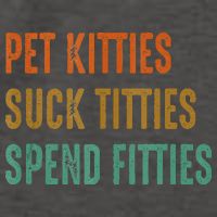 Pet Kitties Suck Titties Spend Fitties Vector Backpack