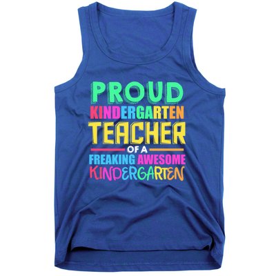 Proud Kindergarten Teacher Kindergarten Gift Tank Top