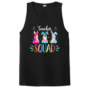 Pre K Teacher Squad Easter Day Tie Dye Cute Bunnies PosiCharge Competitor Tank