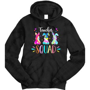 Pre K Teacher Squad Easter Day Tie Dye Cute Bunnies Tie Dye Hoodie