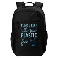 Please Keep The Sea Plastic Free Daily Commute Backpack