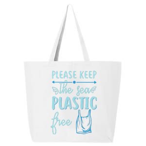 Please Keep The Sea Plastic Free 25L Jumbo Tote