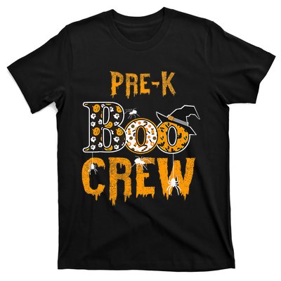 Pre K Teacher Boo Crew Halloween Pre K Teacher T-Shirt