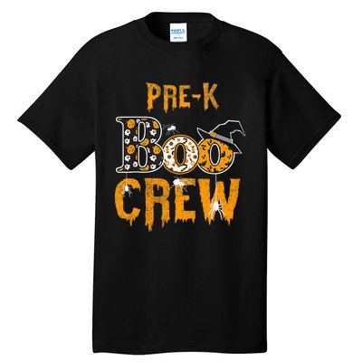 Pre K Teacher Boo Crew Halloween Pre K Teacher Tall T-Shirt