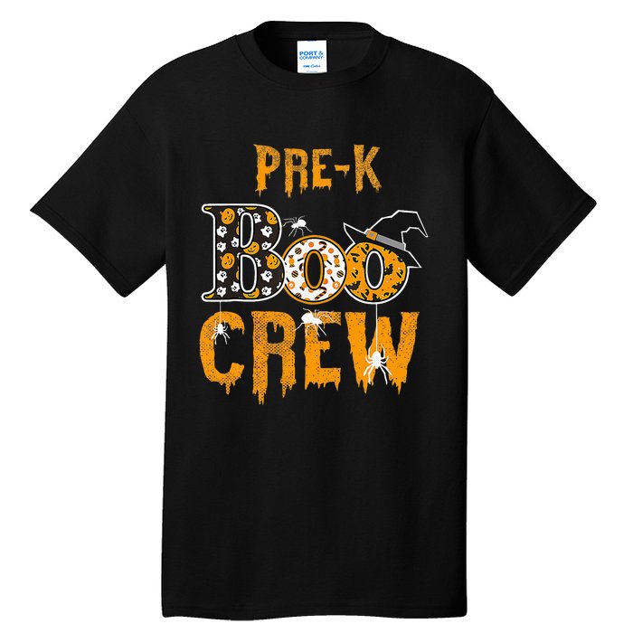 Pre K Teacher Boo Crew Halloween Pre K Teacher Tall T-Shirt