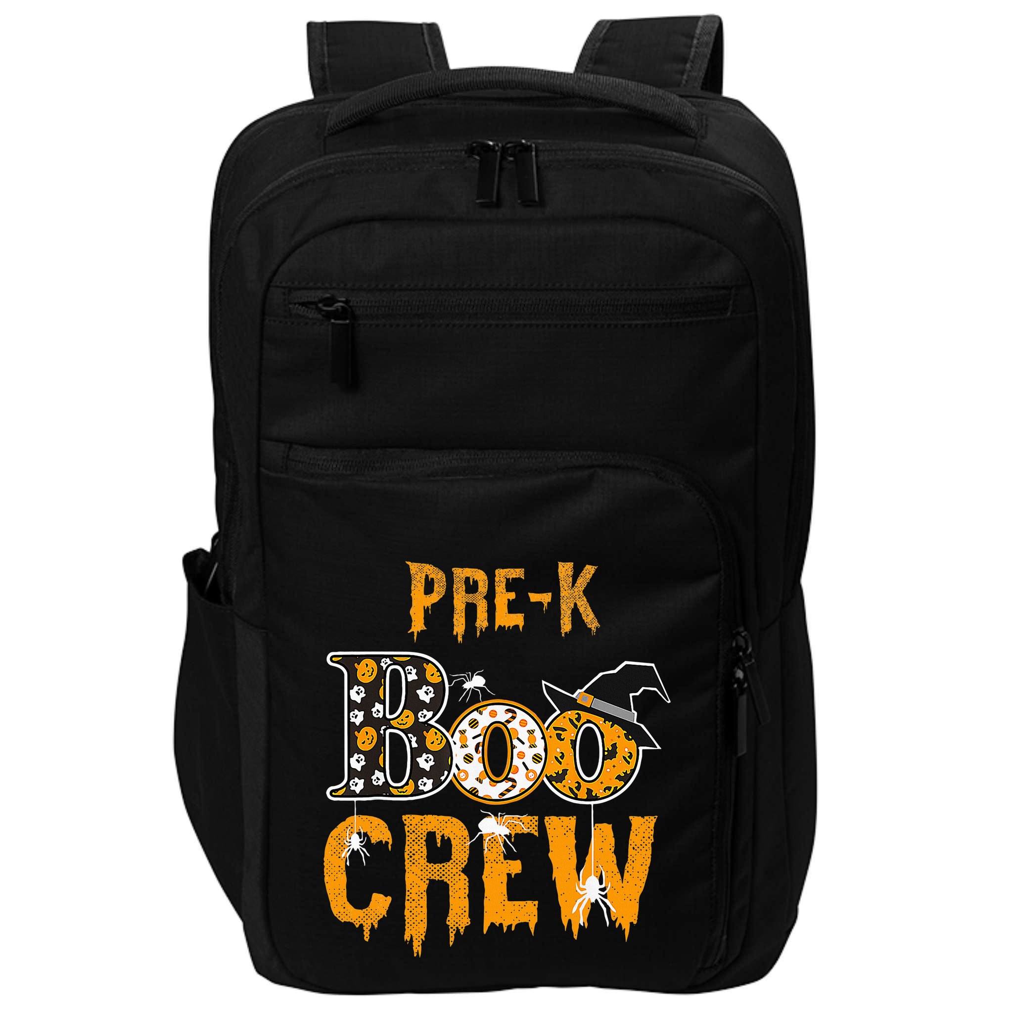 Pre K Teacher Boo Crew Halloween Pre K Teacher Impact Tech Backpack