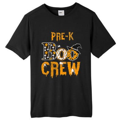 Pre K Teacher Boo Crew Halloween Pre K Teacher Tall Fusion ChromaSoft Performance T-Shirt