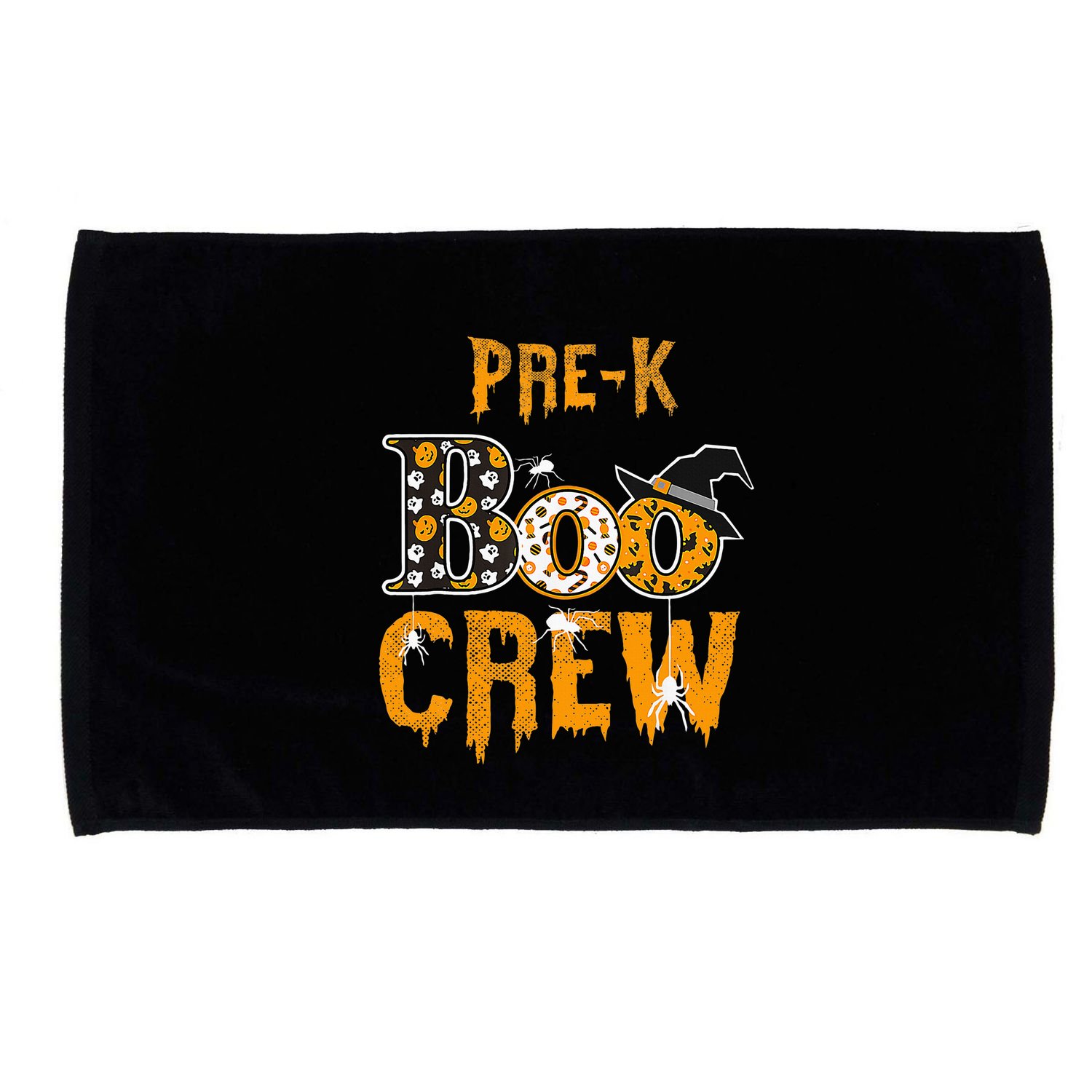 Pre K Teacher Boo Crew Halloween Pre K Teacher Microfiber Hand Towel