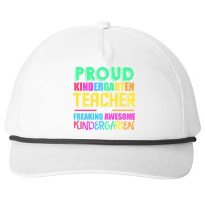 Proud Kindergarten Teacher Kindergarten Cute Gift Snapback Five-Panel Rope Hat