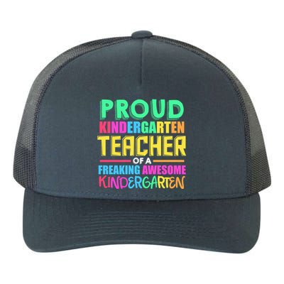 Proud Kindergarten Teacher Kindergarten Cute Gift Yupoong Adult 5-Panel Trucker Hat