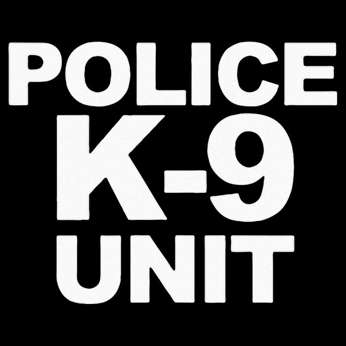 Police K9 Unit Front & Back Print Law Enforcement Police K9 Cooling Performance Crew T-Shirt