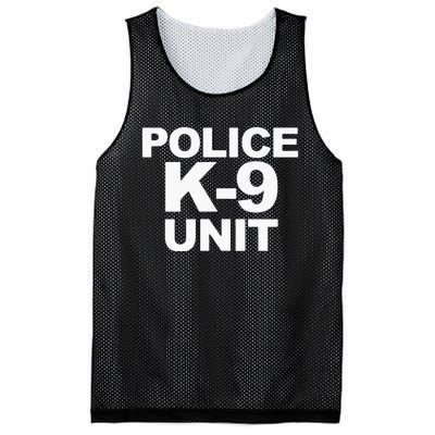 Police K9 Unit Front & Back Print Law Enforcement Police K9 Mesh Reversible Basketball Jersey Tank