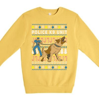 Police K9 Unit Gift For Christmas Premium Crewneck Sweatshirt