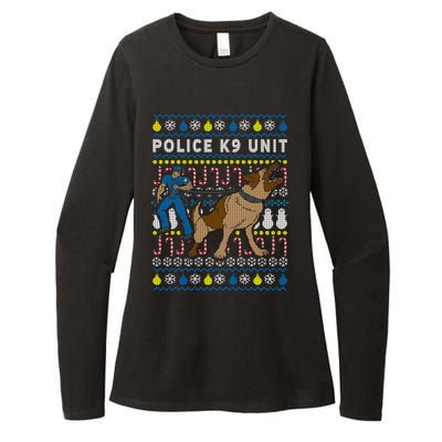 Police K9 Unit Gift For Christmas Womens CVC Long Sleeve Shirt